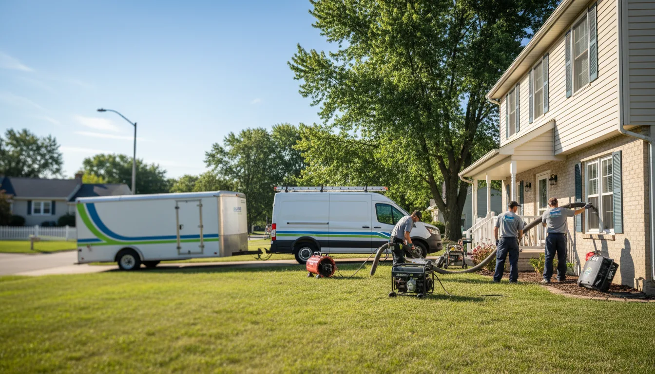 Flooded Basement Restoration And Cleanup With Repair in Pierceville, KS near me